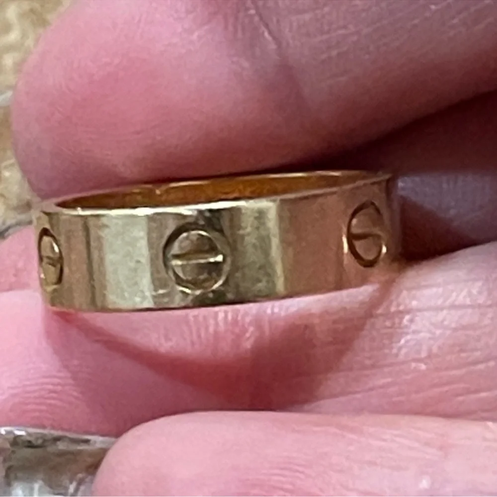 Cartier love  Gold  Ring  18‎ k